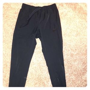 Navy Blue Nylon Nike Joggers Size Medium